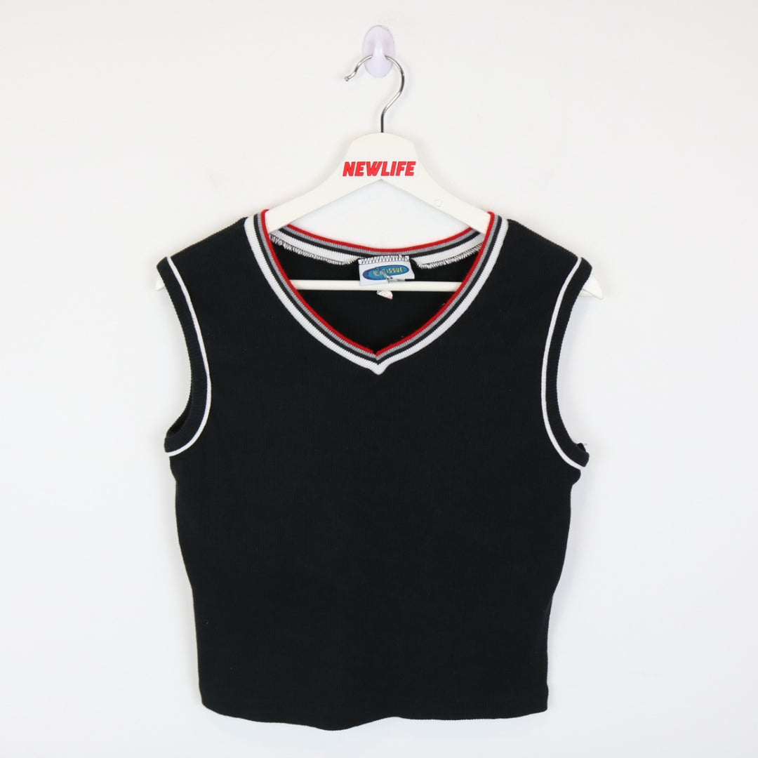 Vintage 90's Next Issue Ribbed Tank Top - L-NEWLIFE Clothing