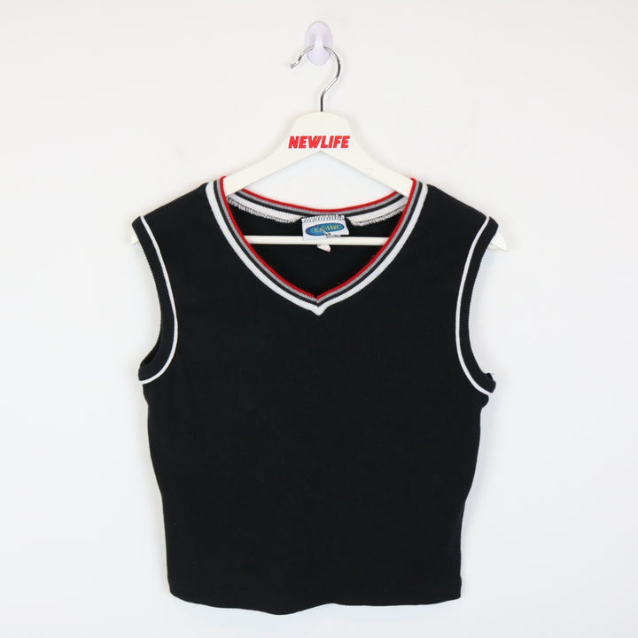 Vintage 90's Next Issue Ribbed Tank Top - L-NEWLIFE Clothing