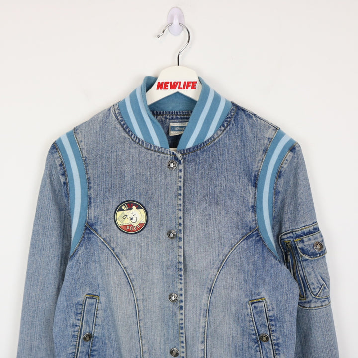Vintage 90's Disney Pooh Bear Denim Jacket - XS/S-NEWLIFE Clothing