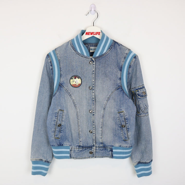 Vintage 90's Disney Pooh Bear Denim Jacket - XS/S-NEWLIFE Clothing