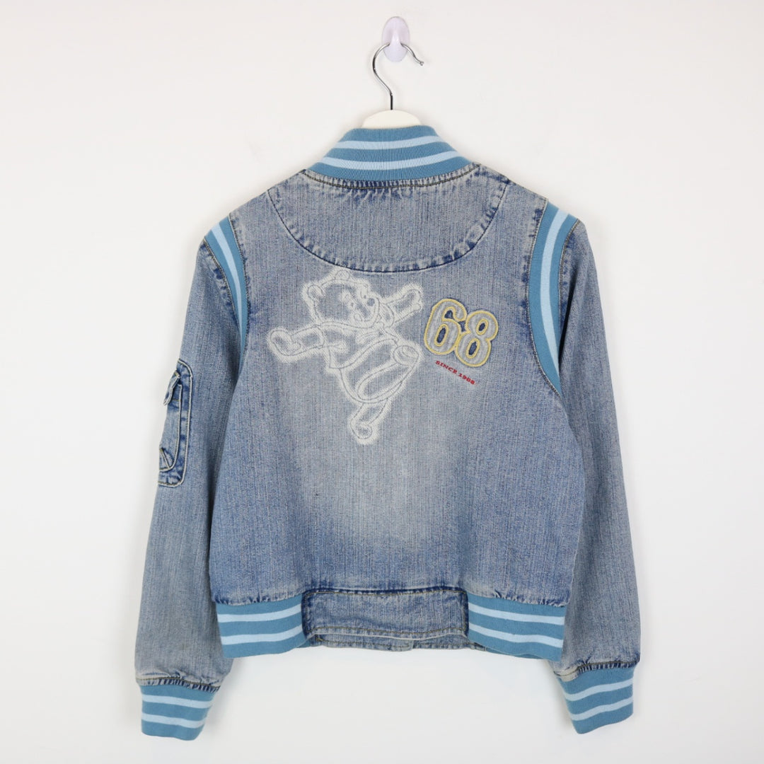 Vintage 90's Disney Pooh Bear Denim Jacket - XS/S-NEWLIFE Clothing