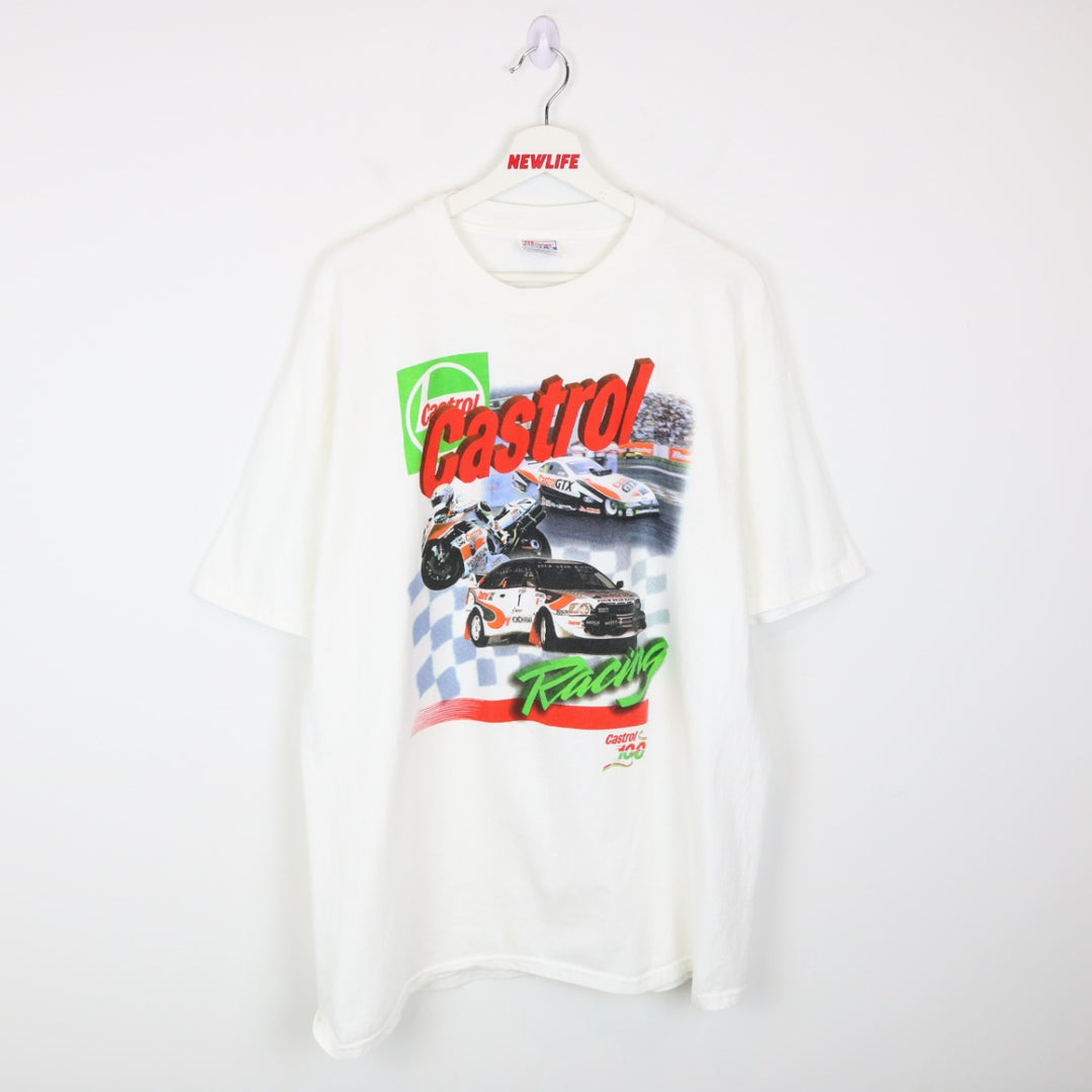 Vintage 00's Castrol Racing Tee - XL-NEWLIFE Clothing