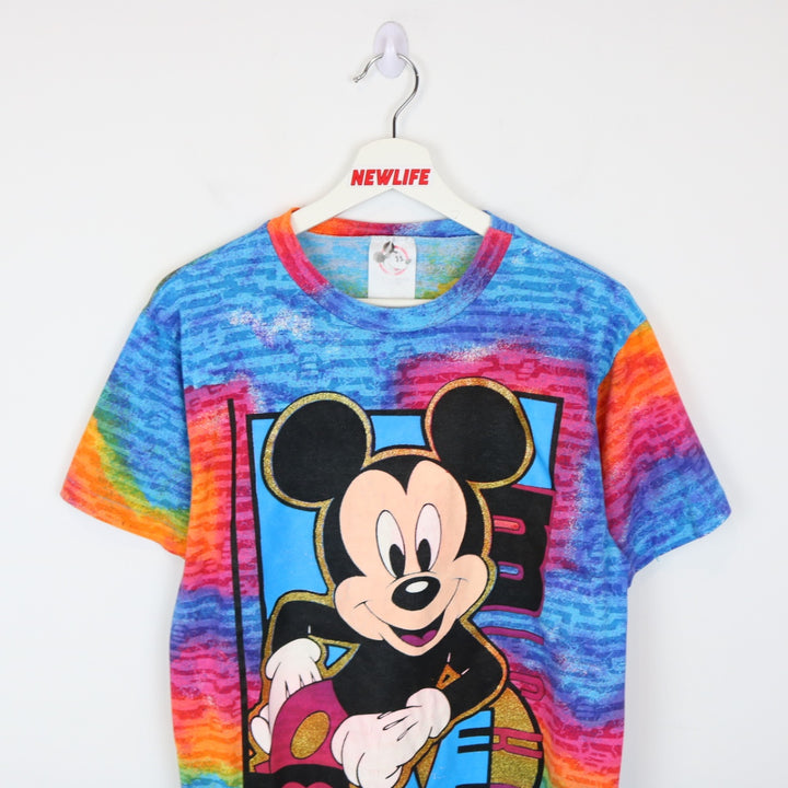 Vintage 90's Disney Mickey Mouse Tie Dye Tee - M-NEWLIFE Clothing