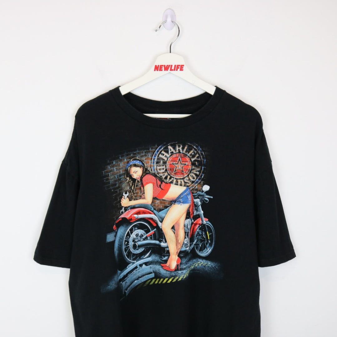 2014 Harley Davidson Casper Wyoming Tee - XXL-NEWLIFE Clothing