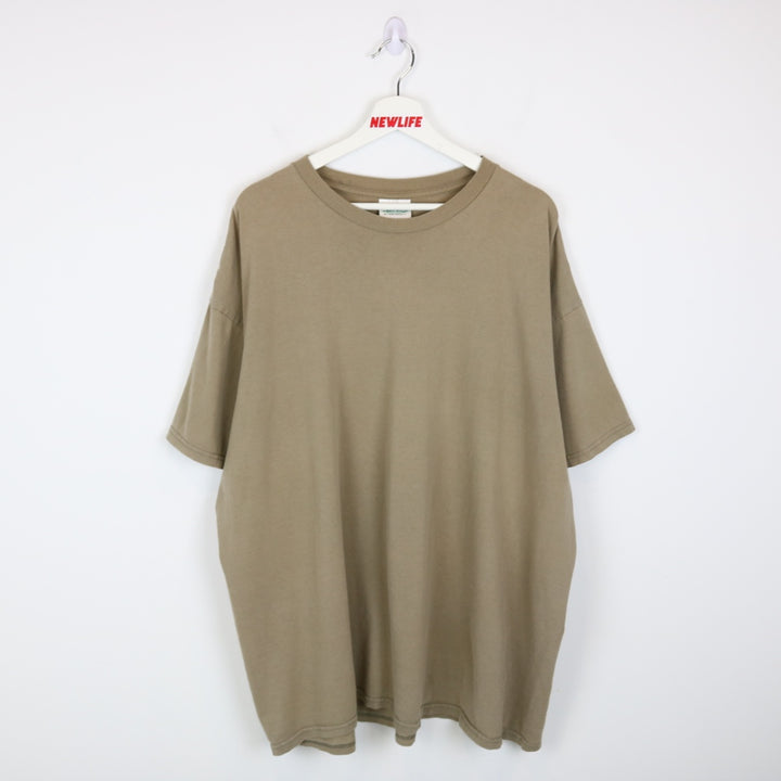 Vintage 90's Naturals Blank Tee - 3XL-NEWLIFE Clothing