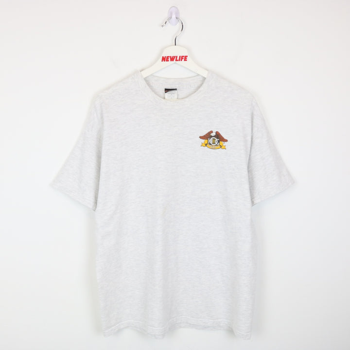 Vintage 00's Poland Harley Owners Group Tee - L-NEWLIFE Clothing