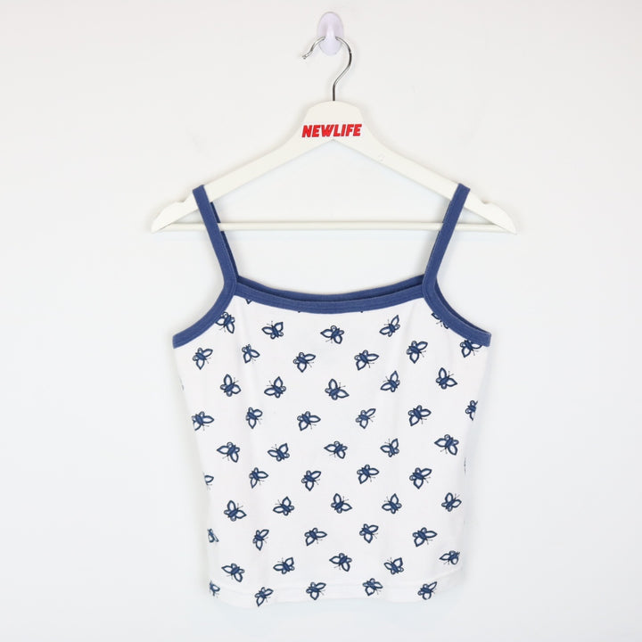 Vintage 90's M Basics Butterfly Nature Tank Top - S/M-NEWLIFE Clothing