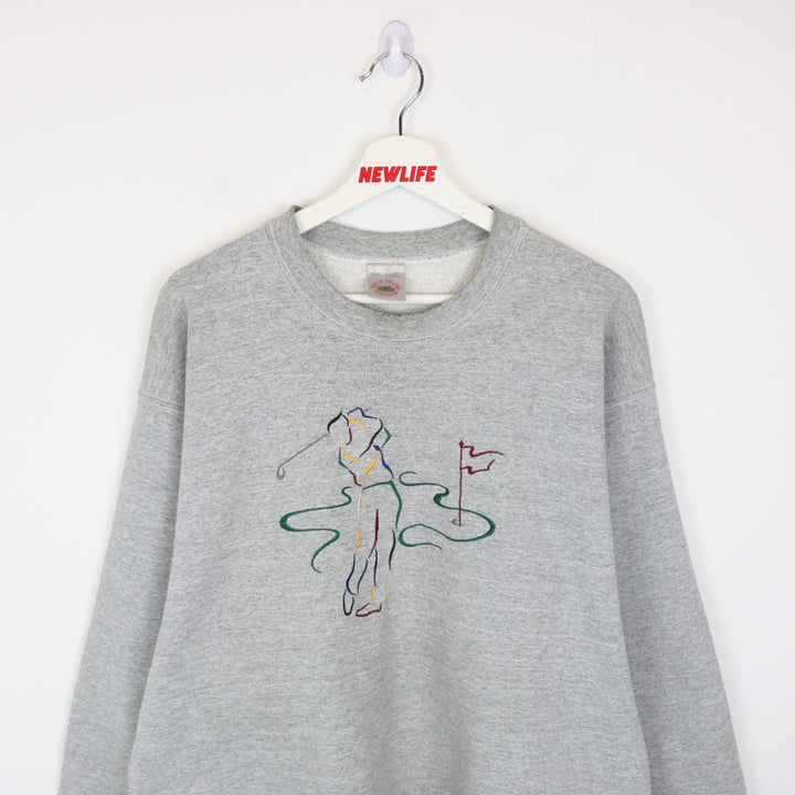 Vintage 90's Golf Crewneck - L-NEWLIFE Clothing