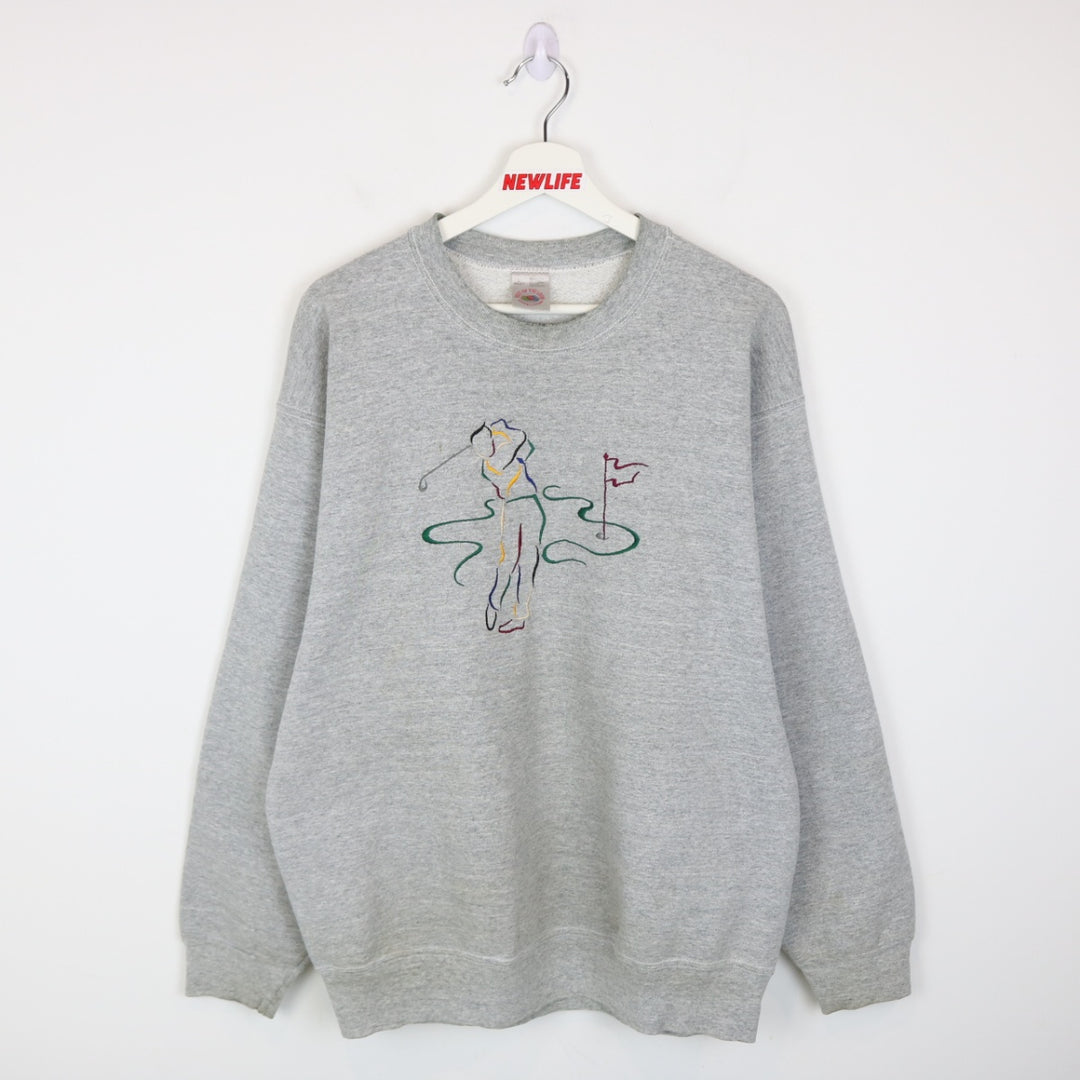 Vintage 90's Golf Crewneck - L-NEWLIFE Clothing