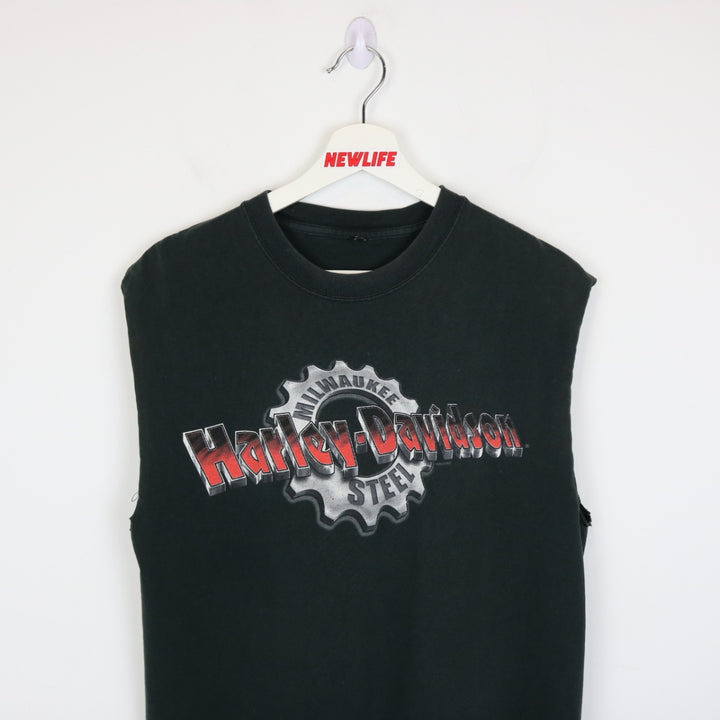 Vintage 2004 Harley Davidson Fairview Alberta Tank Top - M-NEWLIFE Clothing