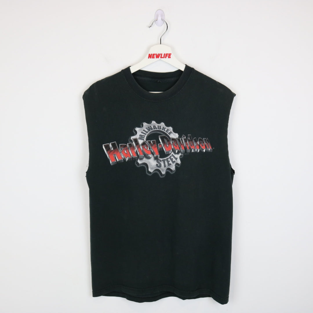Vintage 2004 Harley Davidson Fairview Alberta Tank Top - M-NEWLIFE Clothing