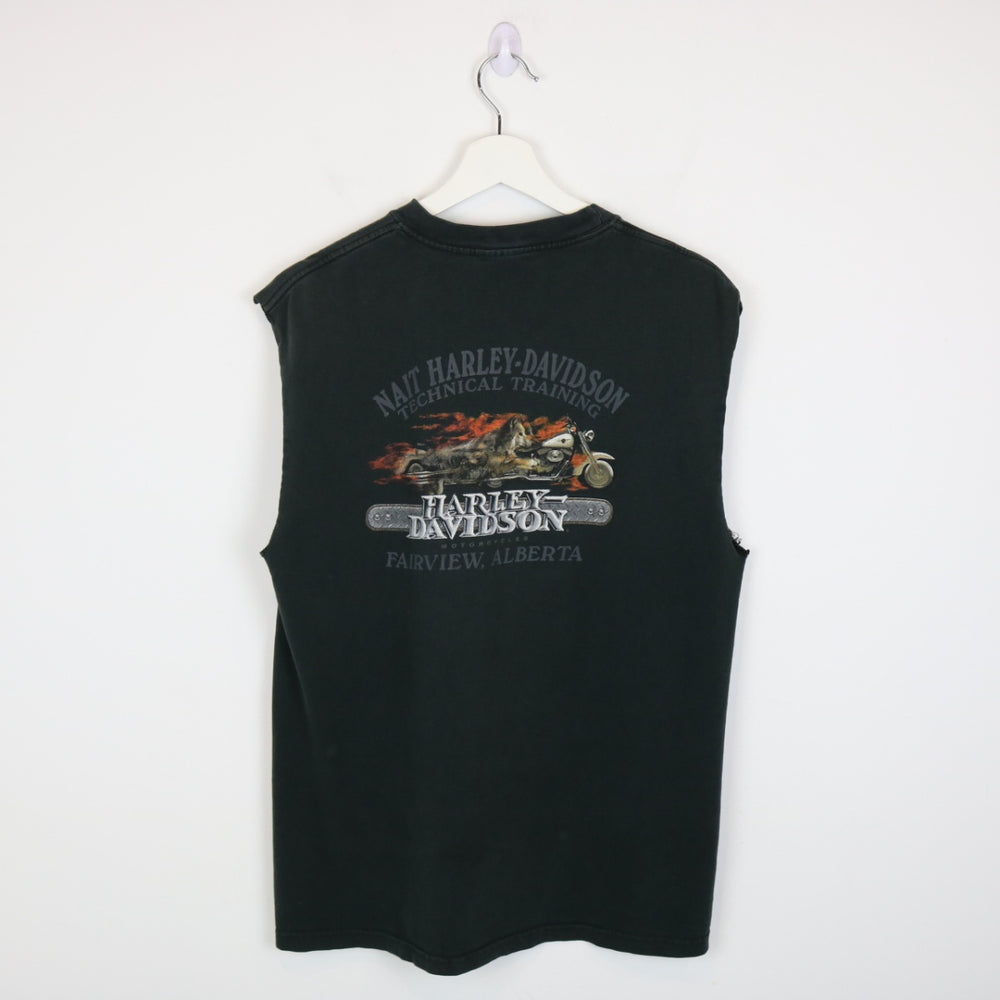 Vintage 2004 Harley Davidson Fairview Alberta Tank Top - M-NEWLIFE Clothing