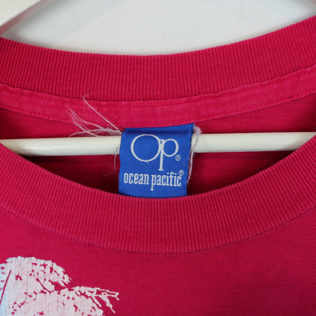 Vintage 1987 Ocean Pacific Beach Nature Tee - L-NEWLIFE Clothing
