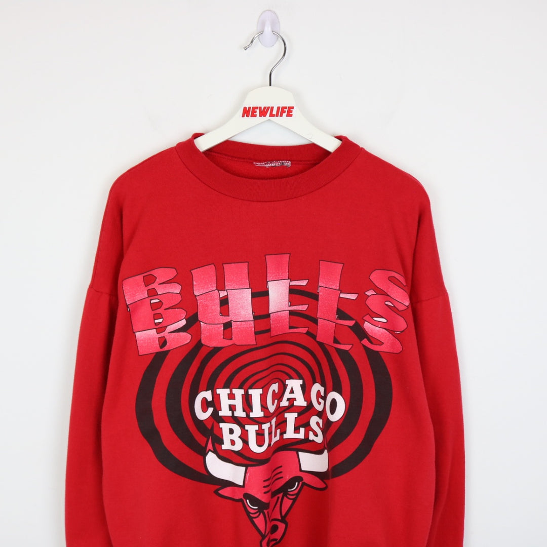 Vintage 90's Chicago Bulls NBA Crewneck - L-NEWLIFE Clothing