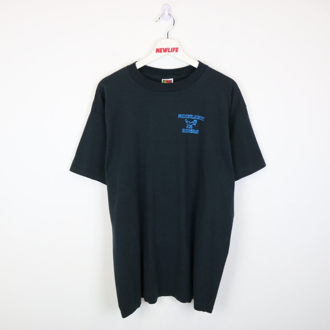 Vintage 90's Moonlight Riders Tee - XL-NEWLIFE Clothing
