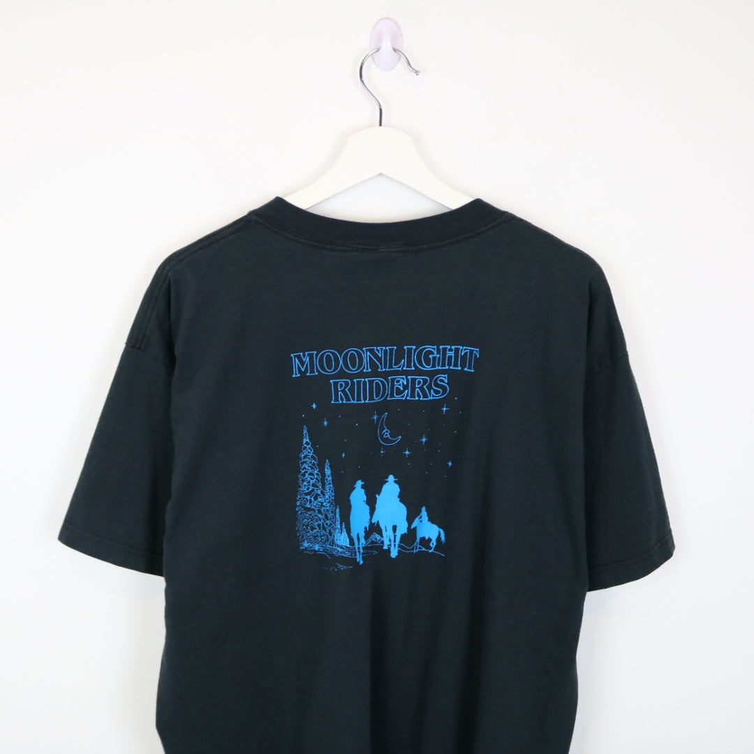 Vintage 90's Moonlight Riders Tee - XL-NEWLIFE Clothing