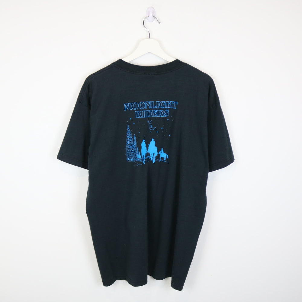 Vintage 90's Moonlight Riders Tee - XL-NEWLIFE Clothing