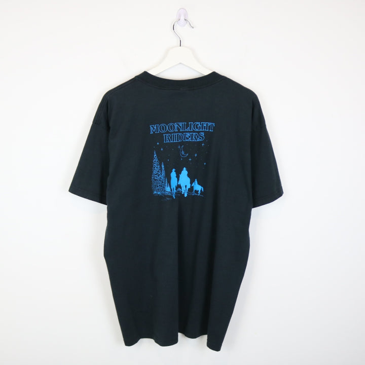 Vintage 90's Moonlight Riders Tee - XL-NEWLIFE Clothing