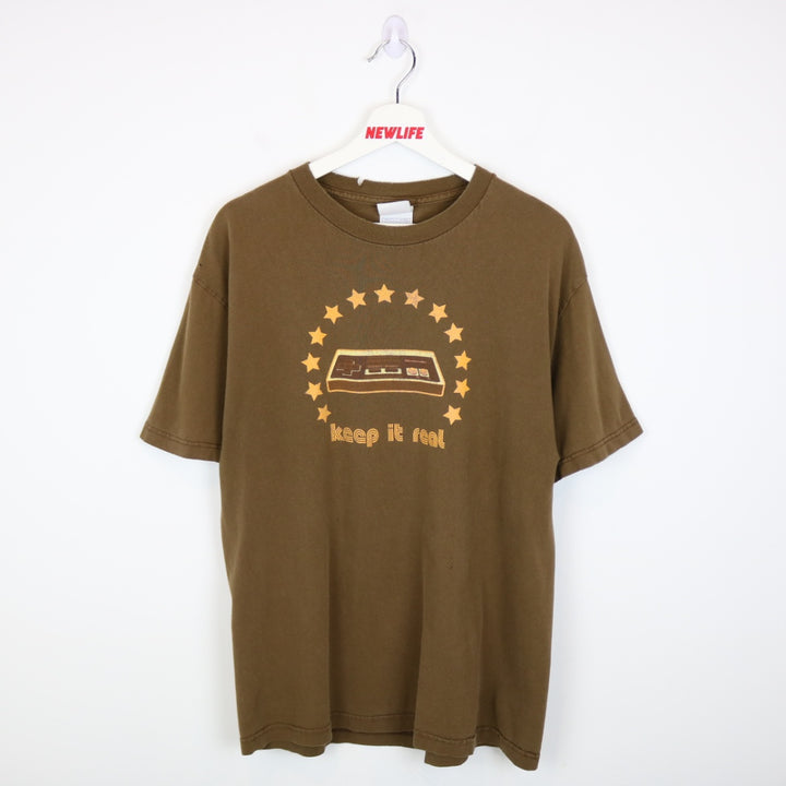 Vintage 00's Nintendo Keep It Real Tee - L-NEWLIFE Clothing