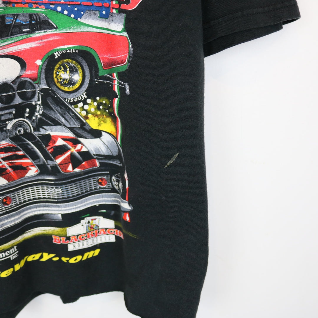 Vintage 00's Hot August Night Castrol Racing Tee - L-NEWLIFE Clothing
