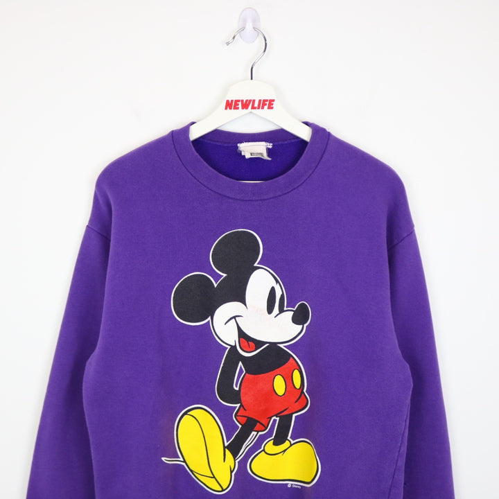 Vintage 90's Disney Mickey Mouse Crewneck - S-NEWLIFE Clothing