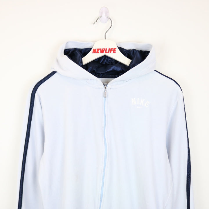 Vintage 00's Nike Velvet Zip Up Hoodie - S-NEWLIFE Clothing