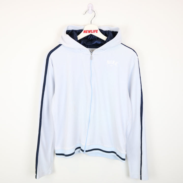 Vintage 00's Nike Velvet Zip Up Hoodie - S-NEWLIFE Clothing