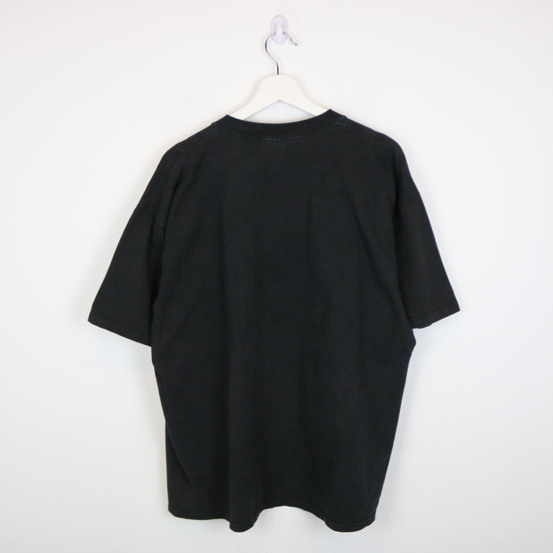 VIntage 00's Astronaut Space Curling Tee - XL-NEWLIFE Clothing