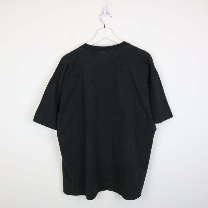 VIntage 00's Astronaut Space Curling Tee - XL-NEWLIFE Clothing