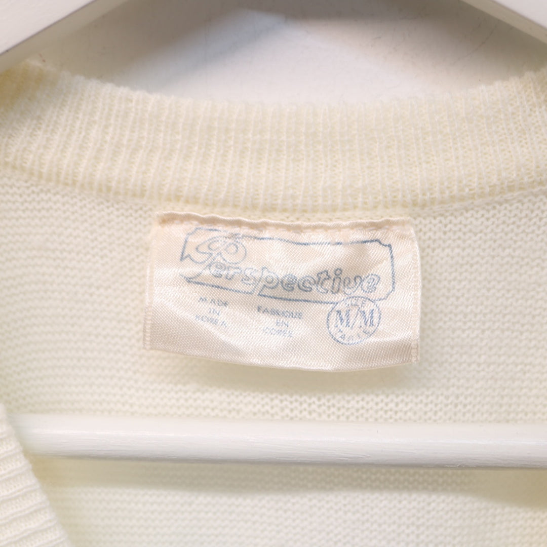 Vintage 80's Knit Sweater Vest - S-NEWLIFE Clothing