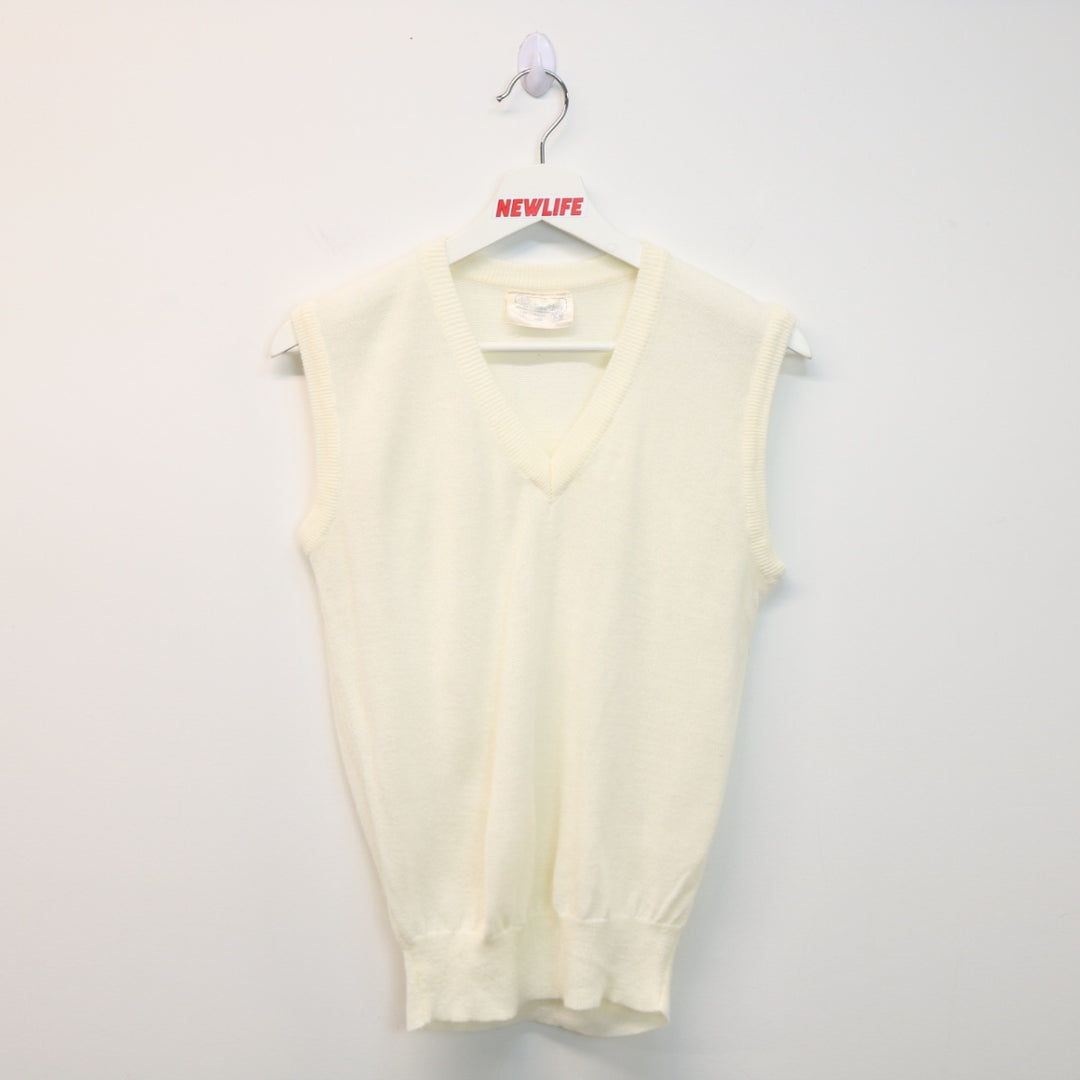 Vintage 80's Knit Sweater Vest - S-NEWLIFE Clothing