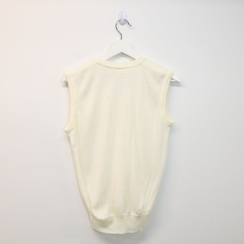 Vintage 80's Knit Sweater Vest - S-NEWLIFE Clothing