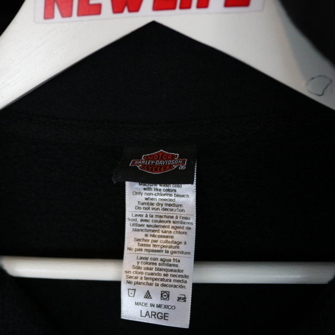 2015 Harley Davidson Red Deer Zip Up Jacket - M-NEWLIFE Clothing