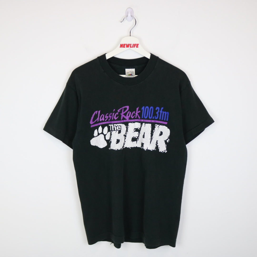 Vintage 90's 100.3 The Bear Classic Rock Radio Tee - M-NEWLIFE Clothing