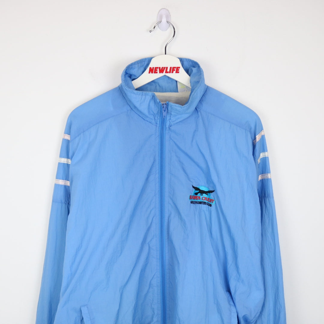 Vintage 80's Raven Crest Golf Club Slazenger Windbreaker Jacket - XL-NEWLIFE Clothing
