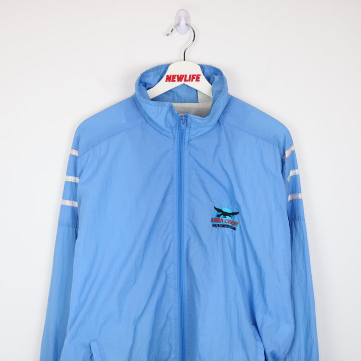Vintage 80's Raven Crest Golf Club Slazenger Windbreaker Jacket - XL-NEWLIFE Clothing