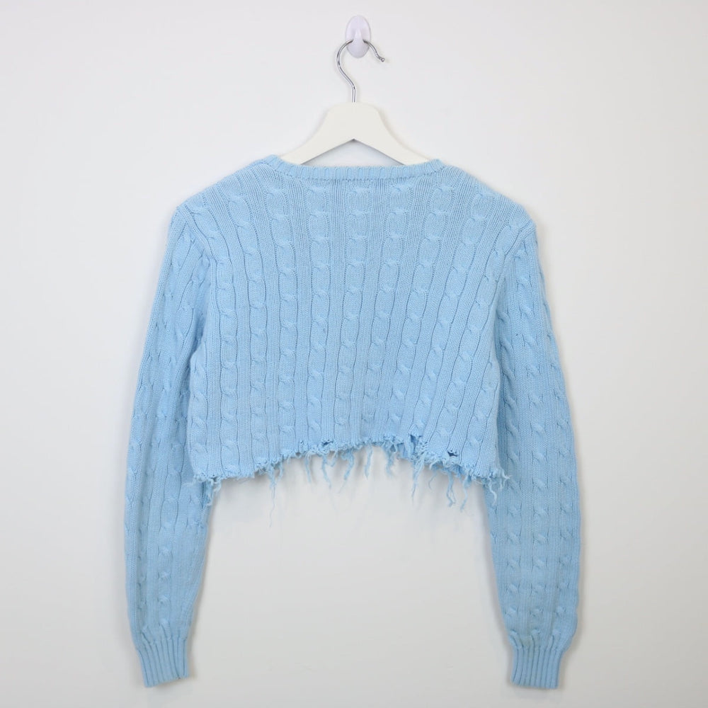 Vintage Ralph Lauren Cropped Knit Sweater - S-NEWLIFE Clothing