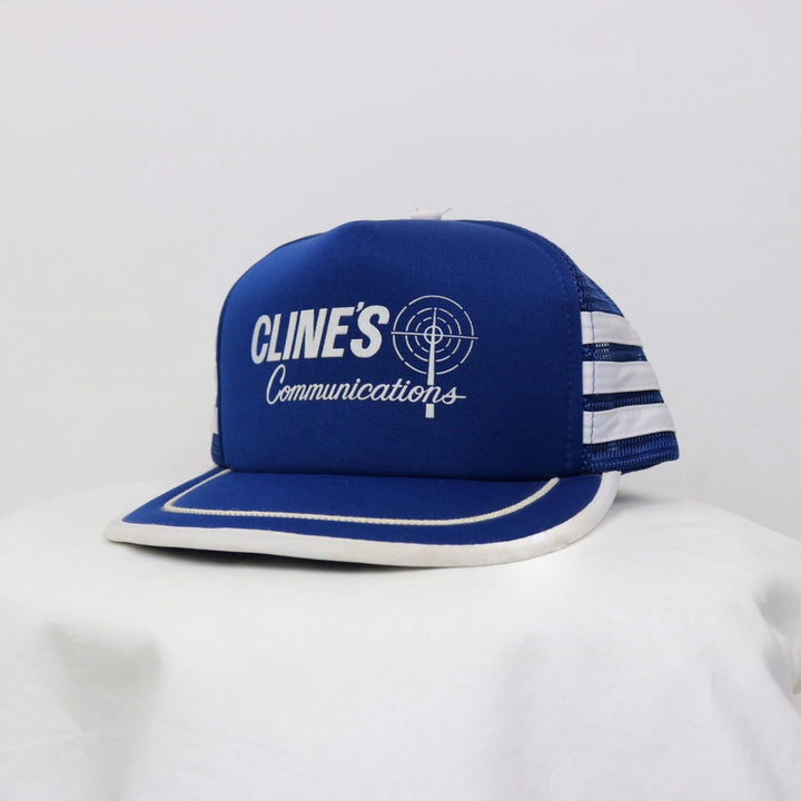 Vintage 80's Cline's Communications Trucker Hat - OS-NEWLIFE Clothing