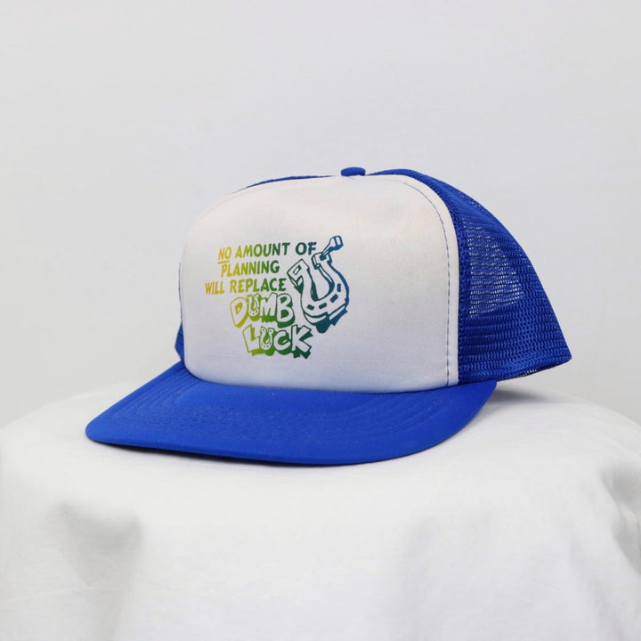 Vintage 80's Dumb Luck Trucker Hat - OS-NEWLIFE Clothing