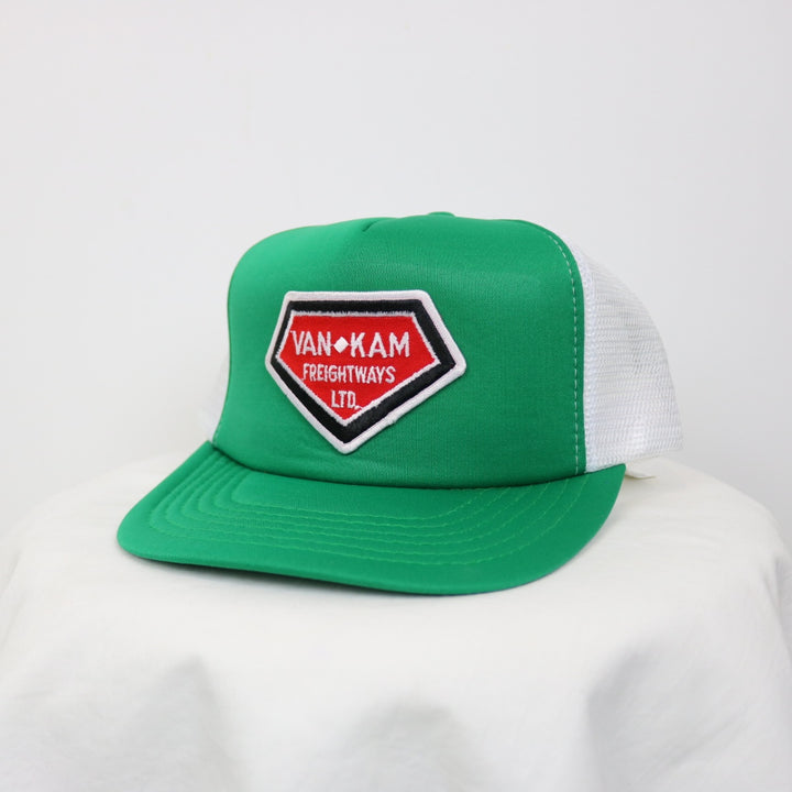 Vintage 90's VAN KAM Freightways Trucker Hat - OS-NEWLIFE Clothing