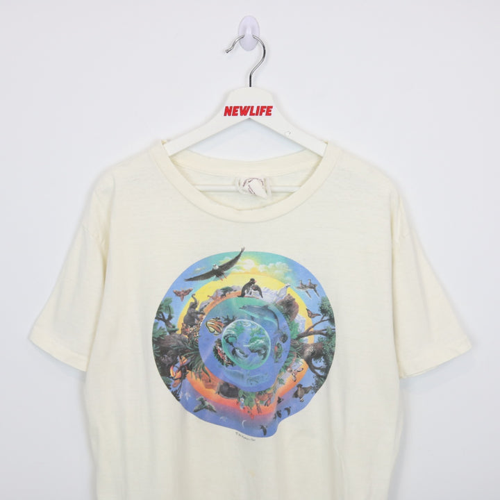 Vintage 1994 Human-i-Tees Earth Nature Tee - L-NEWLIFE Clothing