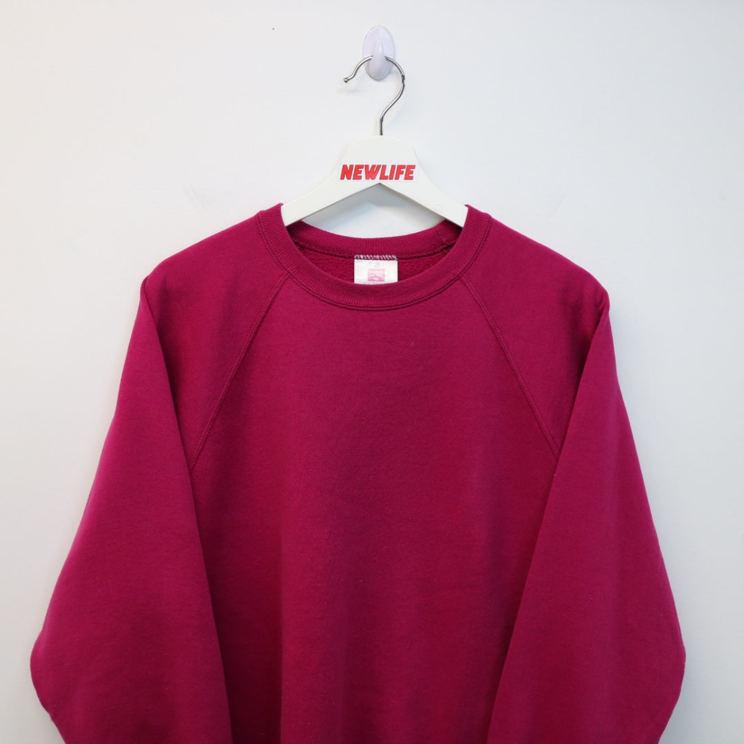 Vintage 90's Hanes Blank Crewneck - L-NEWLIFE Clothing