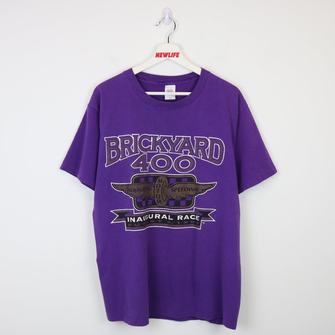 Vintage 1994 Brickyard 400 Racing Tee - L-NEWLIFE Clothing