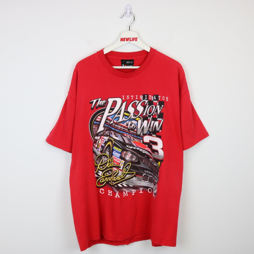 Vintage 90's Dale Earnhardt Nascar Racing Tee - XL-NEWLIFE Clothing