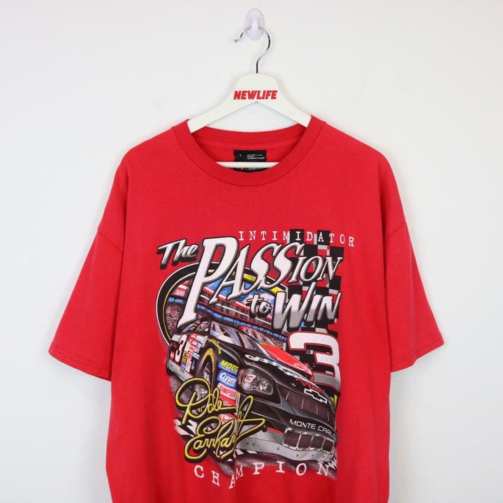 Vintage 90's Dale Earnhardt Nascar Racing Tee - XL-NEWLIFE Clothing