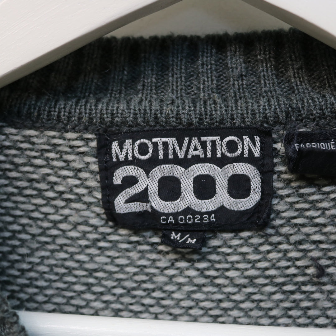 Vintage Motivation 2000 Knit Sweater - XS-NEWLIFE Clothing