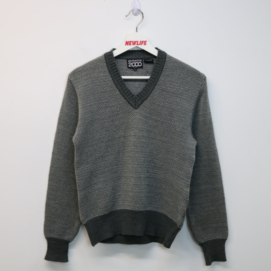 Vintage Motivation 2000 Knit Sweater - XS-NEWLIFE Clothing