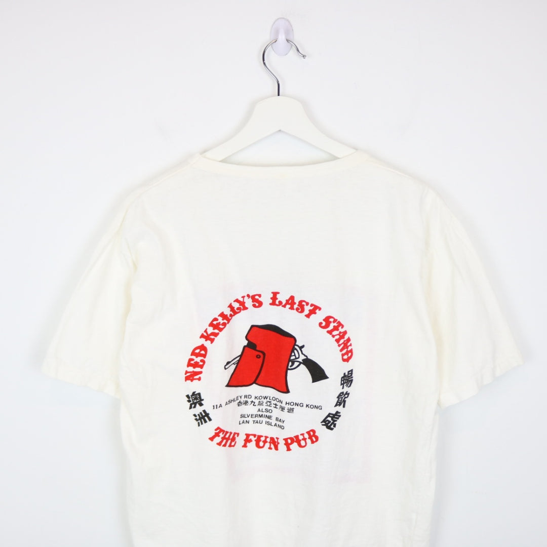 Vintage 80's Ned Kelly's Last Stand Hong Kong Pub Tee - M-NEWLIFE Clothing