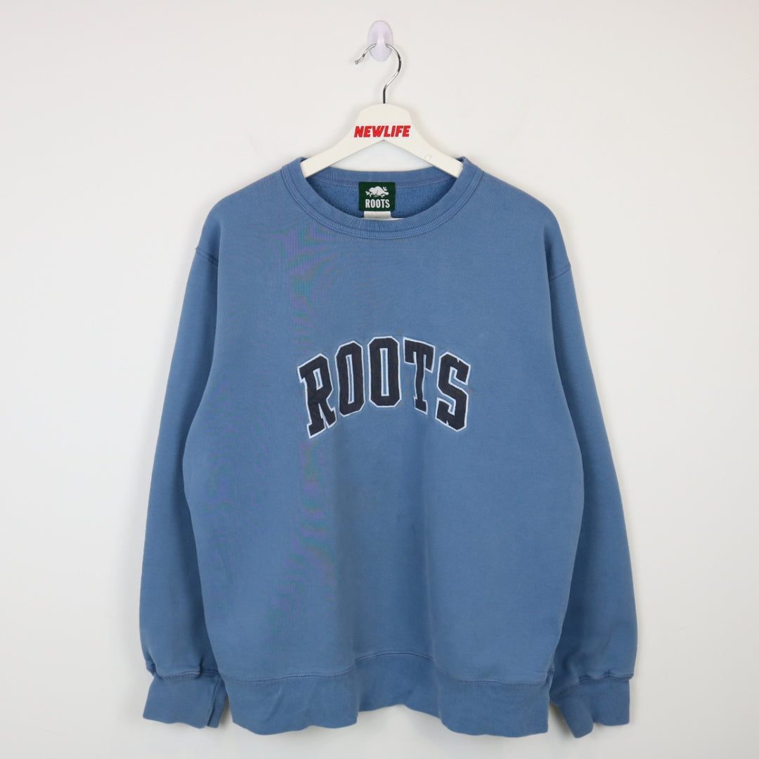 Vintage 90's Roots Crewneck - L-NEWLIFE Clothing