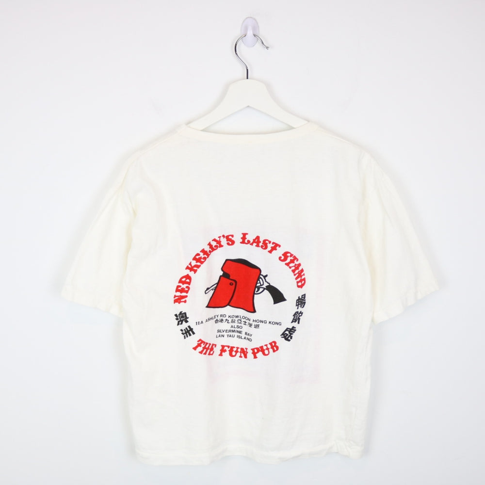 Vintage 80's Ned Kelly's Last Stand Hong Kong Pub Tee - M-NEWLIFE Clothing